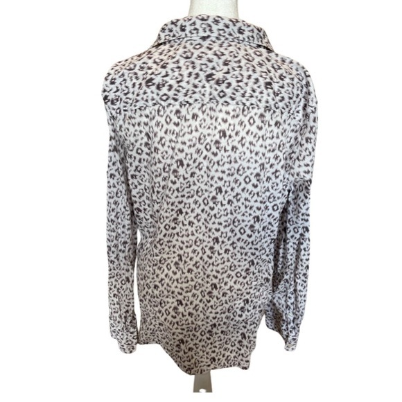 J. Crew animal print button up XL - Picture 3 of 7